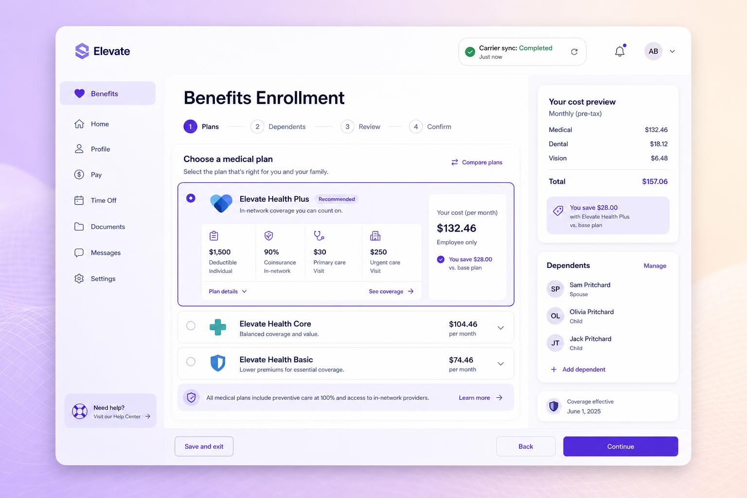 Tallo benefits management
